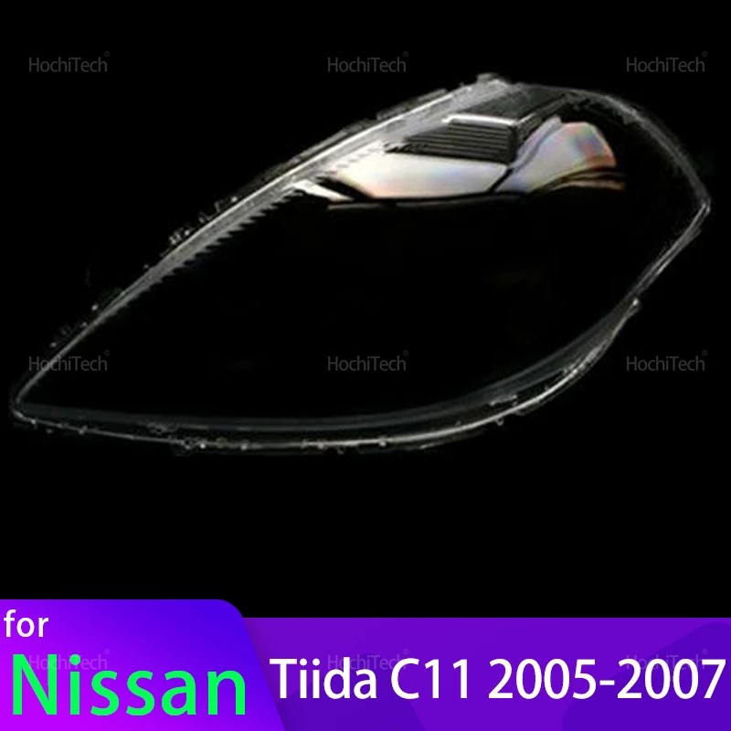 

Прозрачный корпус фары, стекло, крышка фары для Nissan Tiida Latio C11 2005 2006 2007