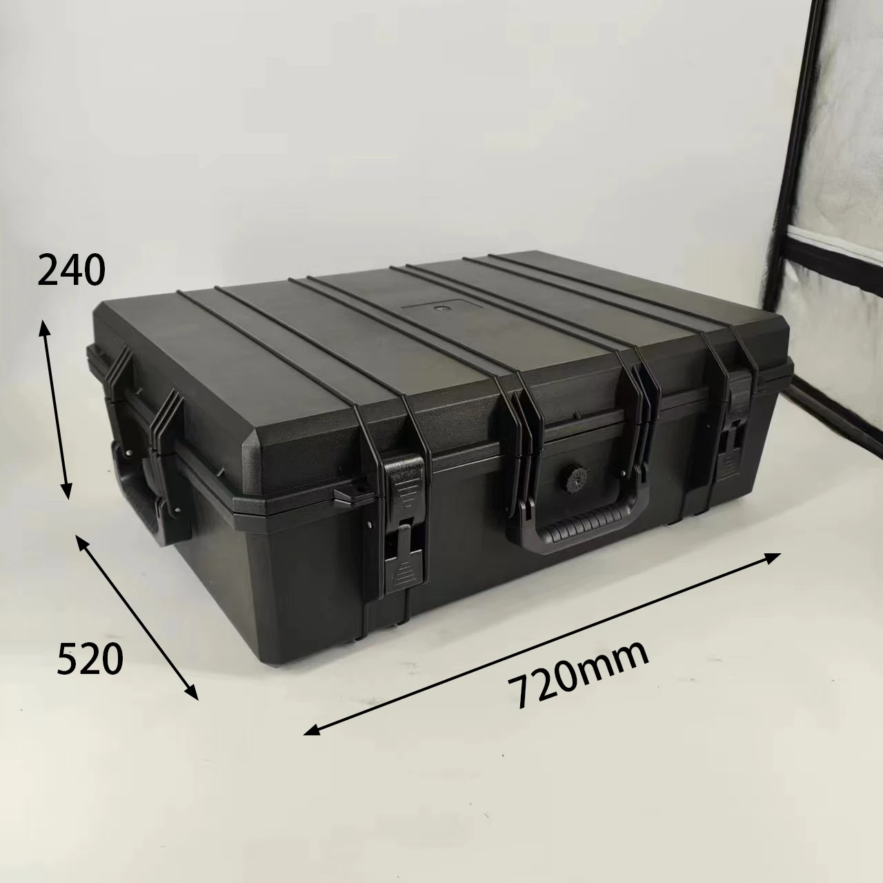 DPC133 Large High Quality Hard Plastic Equipment Storage Protective Carrying Tool Case With Customizable Foam