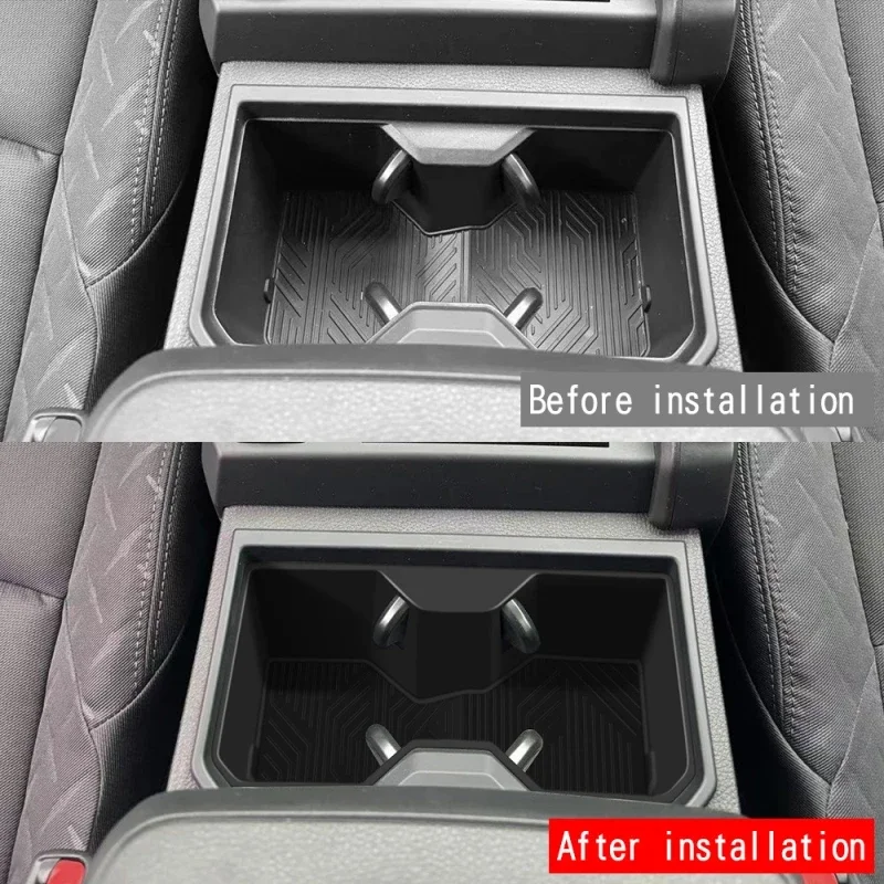 For TOYOTA TACOMA 2024 2025 center conlose front rear water cup holder cover storage box Protective Cover interior accessories