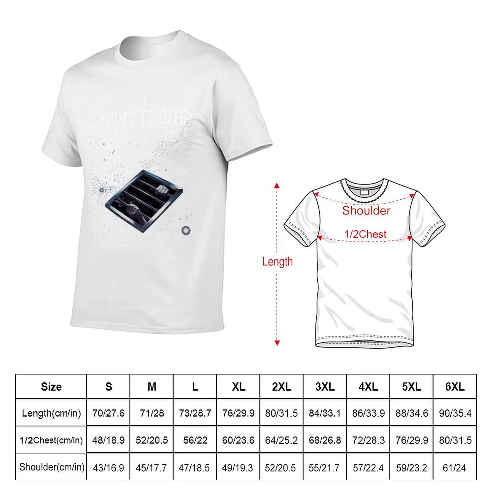 تي شيرت SuperTramp موديل جديد لعام 2025 تي شيرت للرجال تي شيرت جرافيك تي شيرت رجالي جرافيك تي شيرت