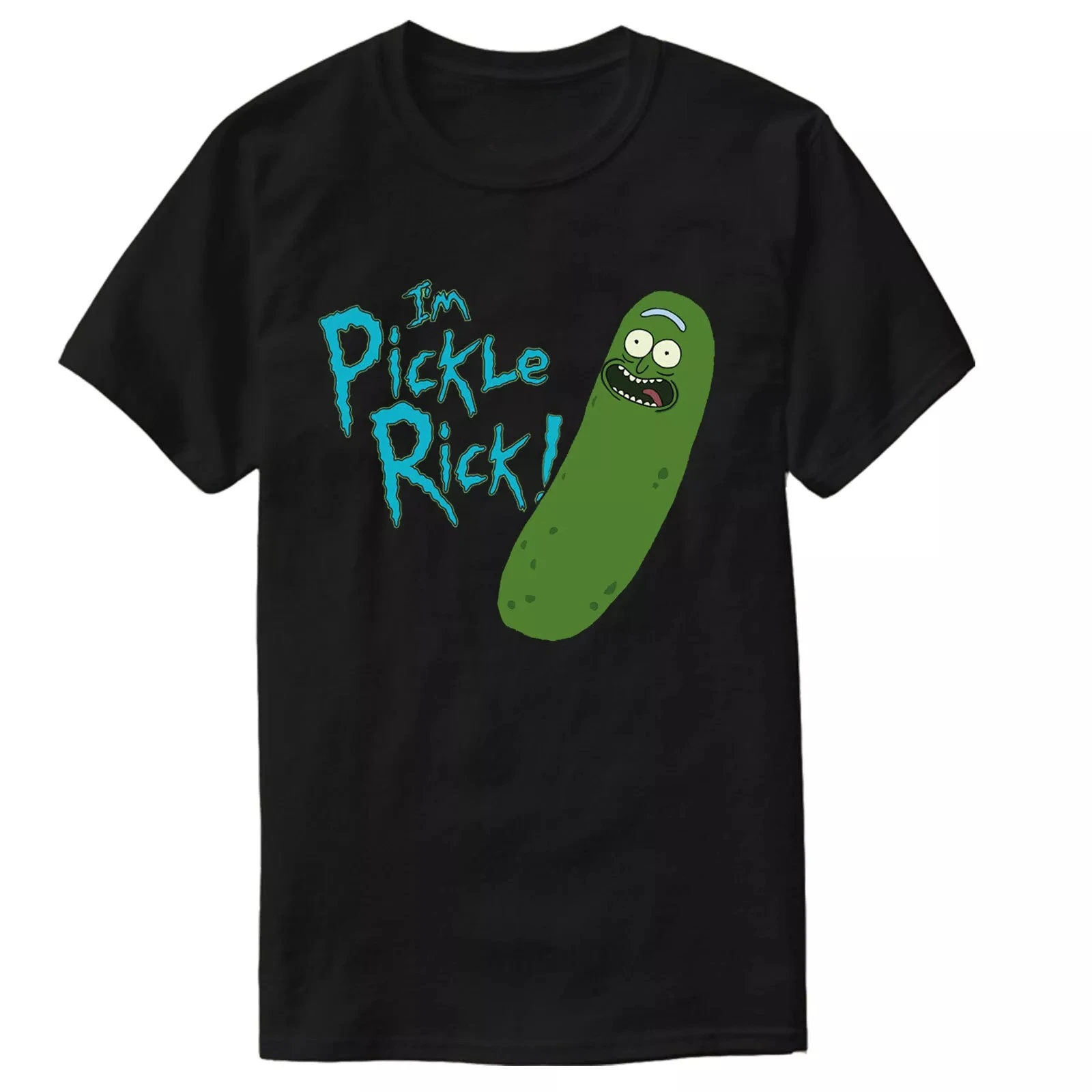 

2025 New Summer I'm Pickle Rick Mens T-Shirt Cool and Funny Morty Design Schwift Joke Design Streetwear Loose Casual T-Shirt