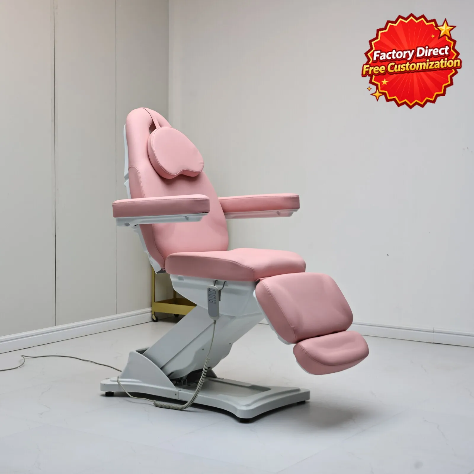 Electric Beauty Chair Adjustable Facial Massage Bed Medical Aesthetic Injection Reclining Lift Spa Salon Tattoo Equipment