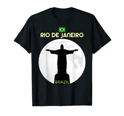 More Design Rio de Janeiro Brazilian Flag Roots Heritage Brasil Brazil T-Shirt Retro Vintage Men Women Clothing T-Shirt