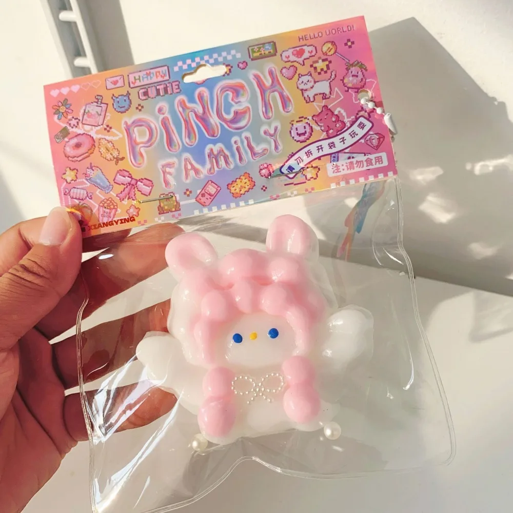 Creative Sheep Rabbit Squeeze Toys TPR Quick Rebound Dog Slow Rebound Toy Interesting Anti-fidget Cat Fidget Toy Children