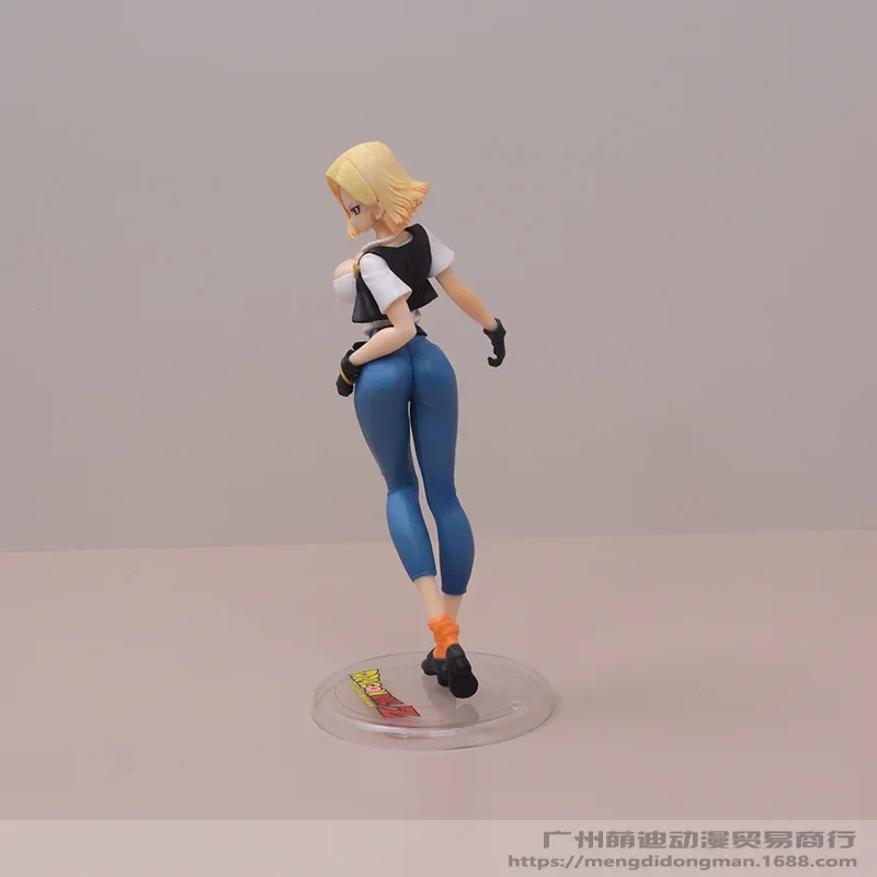 Neue 20cm Drachen ball z sexy Jeans Android 18 Action figur Spielzeug Sammlung Puppe Weihnachten Drachen ball z Geschenk