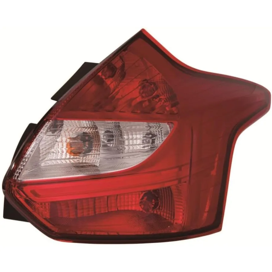 لفورد فوكس 2012 2013 2014 الذيل ضوء الجمعية الركاب الجانب الأحمر عدسة هاتشباك مع لمبات استبدال ل FO2819152 DM5Z13