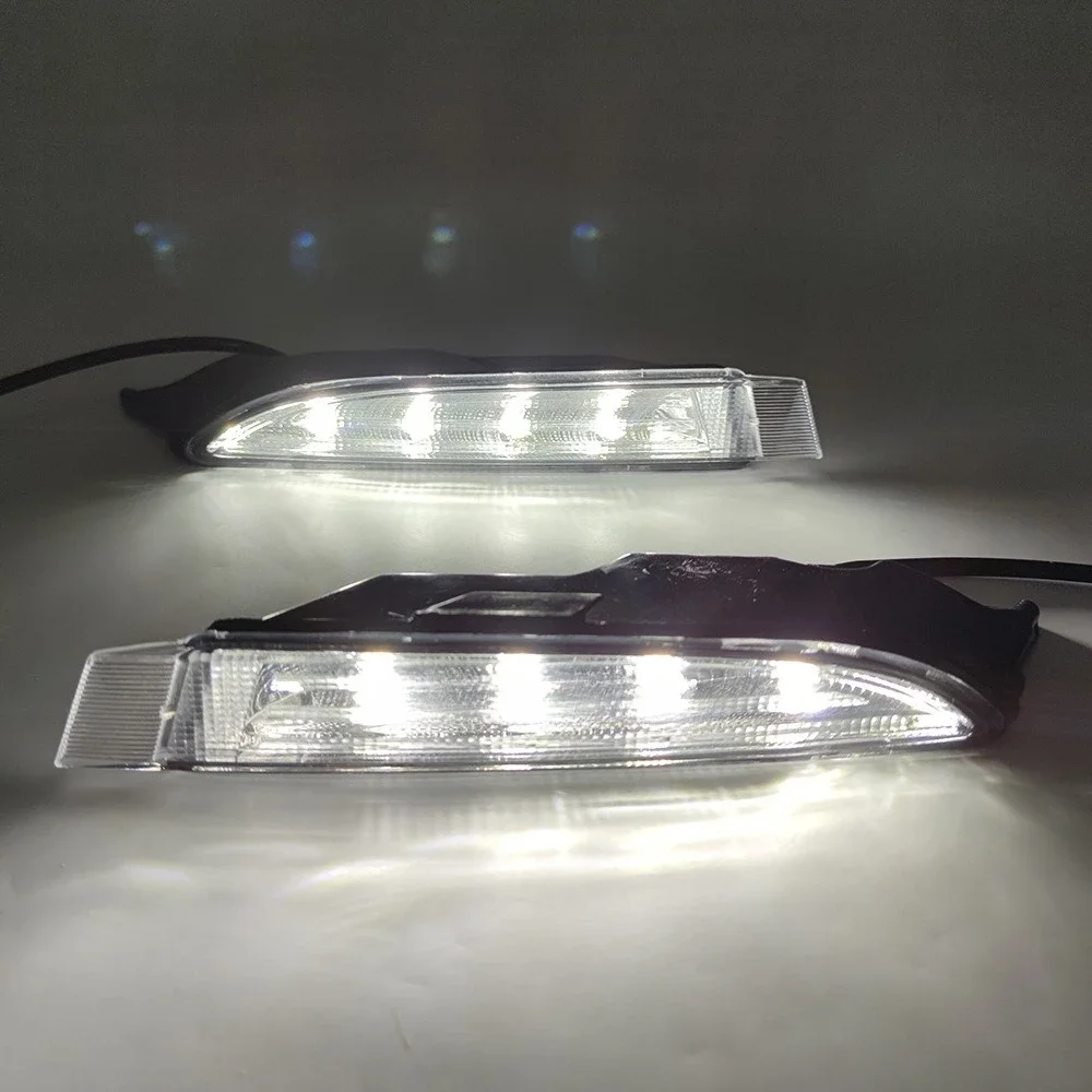 Подходит для Volkswagen 6-го поколения Golf R Ходовые огни Golf R20, передняя панель, противотуманные фары, высота 6, модифицированный дневный ряд