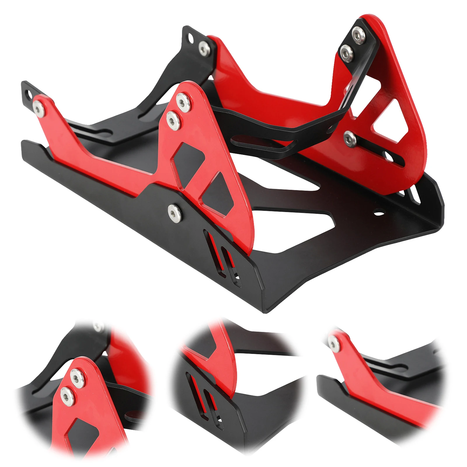 

Front Wheel Fixed Support Bracket for 8-21in Wheel Motorcycle Front Wheel Stand for Most Crusier Sports Dirt Bikes Trailer