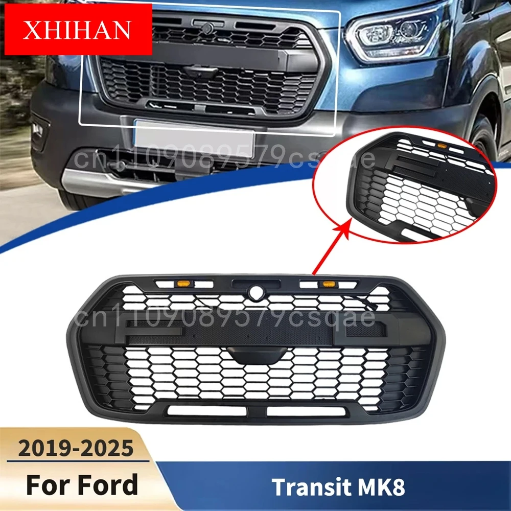 

For Ford European Version Transit MK8 2019-2025 And North American Version 2020-2025 Transit Racing Grills Body Kit Exterior