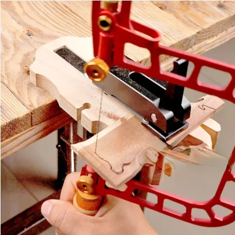 Multifunctional 3-inch U-shaped Saw Woodworking Manual Wire Rosette Saw Hand Saw Aluminum Alloy Woodworking Tools Or Saw Blade