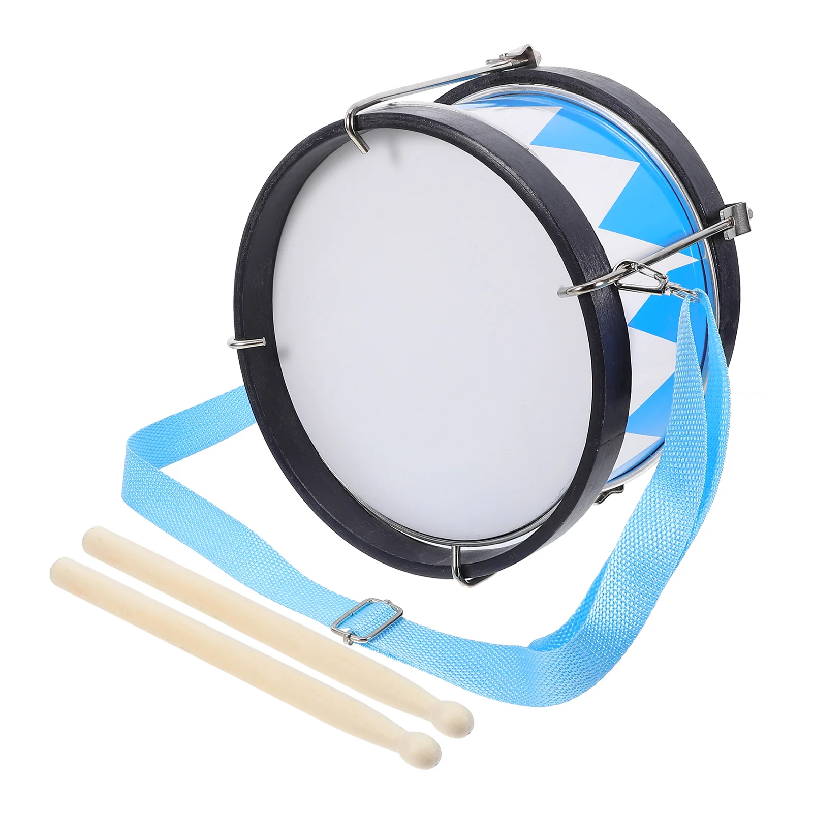 

Kids Toys Snare Drum Instrument Double Sided Musical Instruments Blue for Child