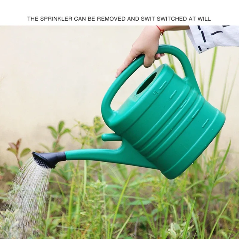Garden Watering Can with Long Mouth Handle Large Capacity 5/8L Watering Kettle Sprinkler for Indoor Outdoor Flower Plants