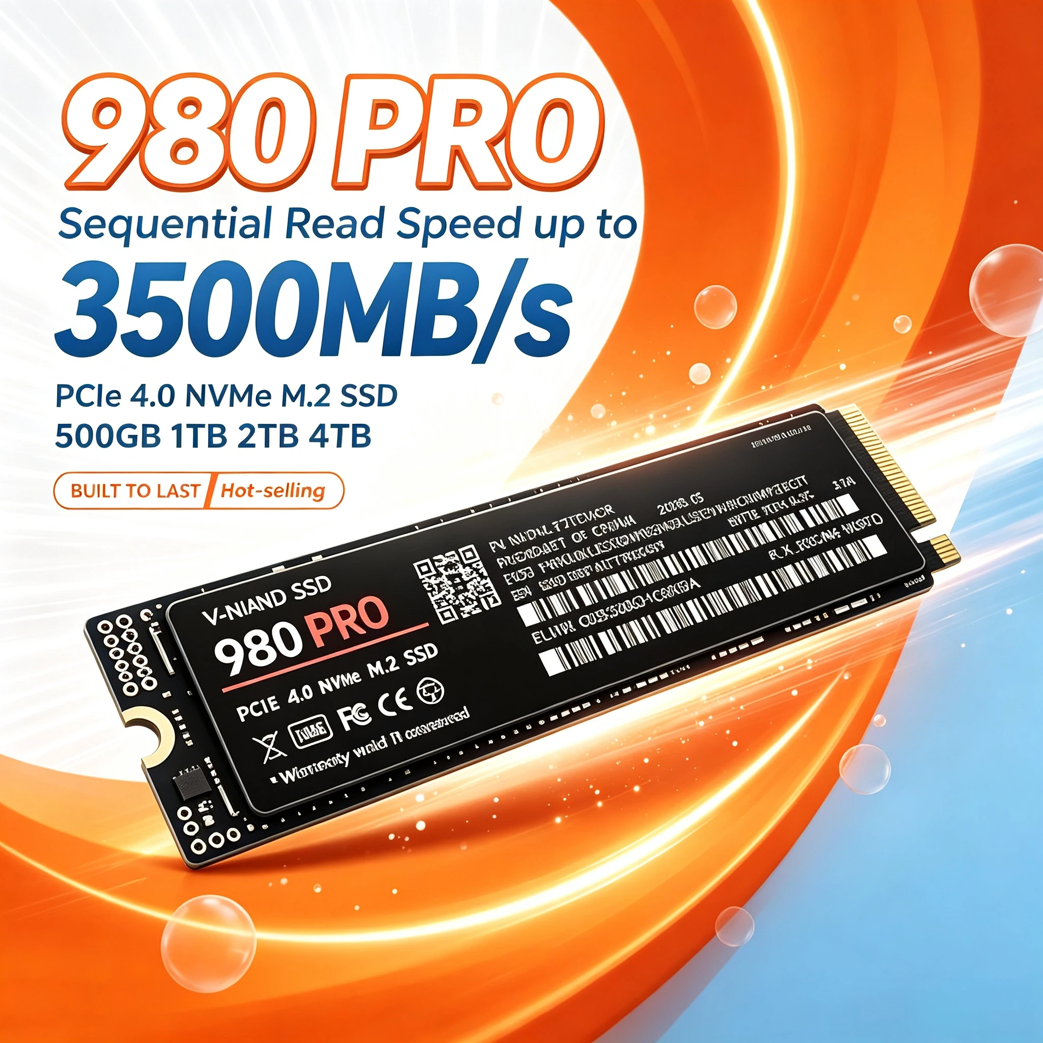 NVMe SSD 980 Pro M.2 2280 High Speed Hard Disk Solid State Drive 1TB 2TB 4TB PS5 Gaming Mac High Read Write