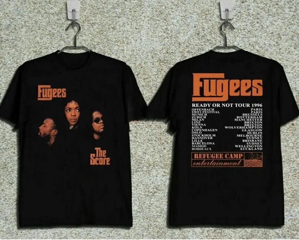 New 1996 Fugees The Score Ready Or Not Concert Tour Tshirt T Shirt