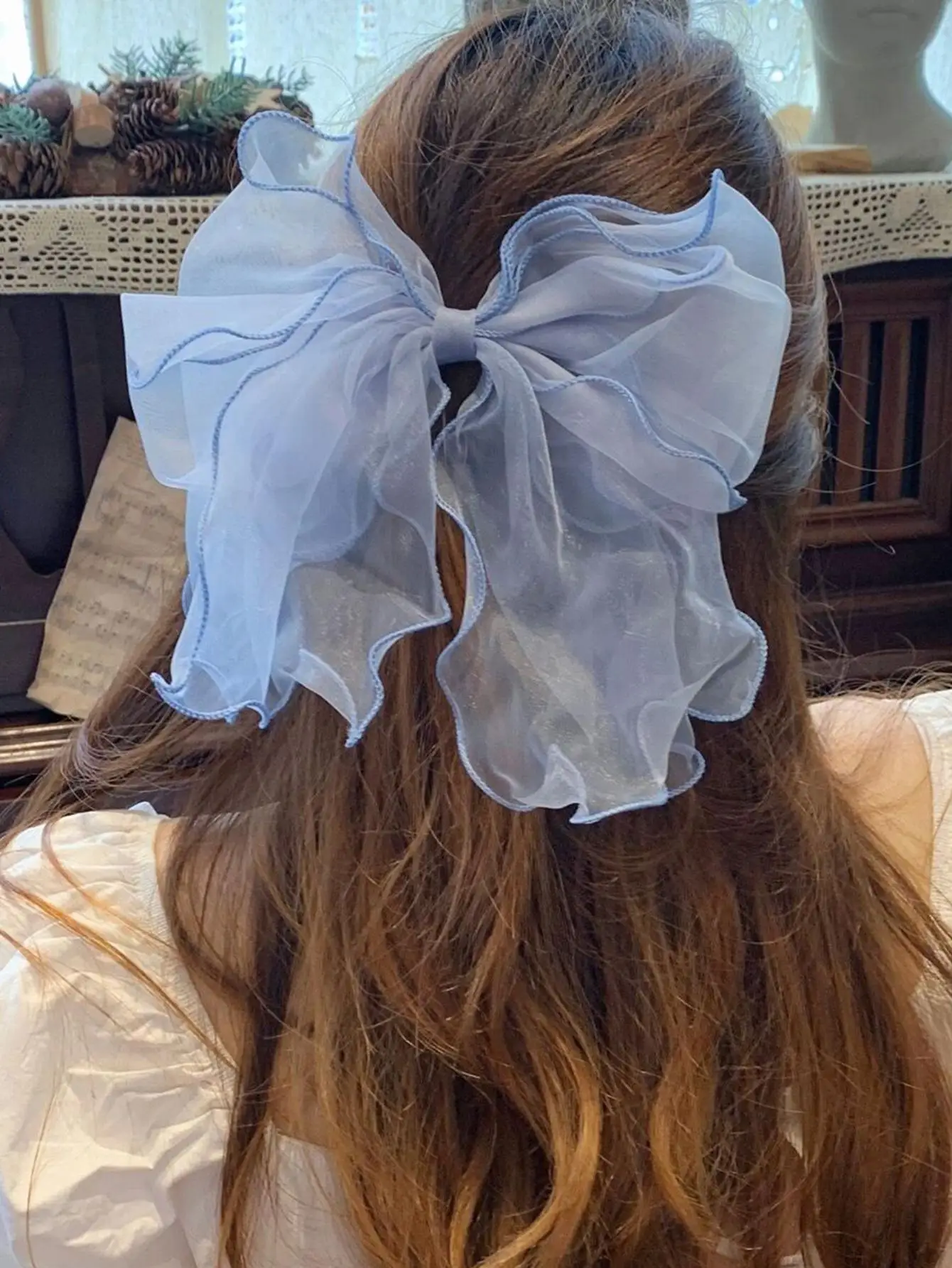 Bow Decor French Clip For Everyday Styling Suitable For Campus Dating Vacation Daily Travel