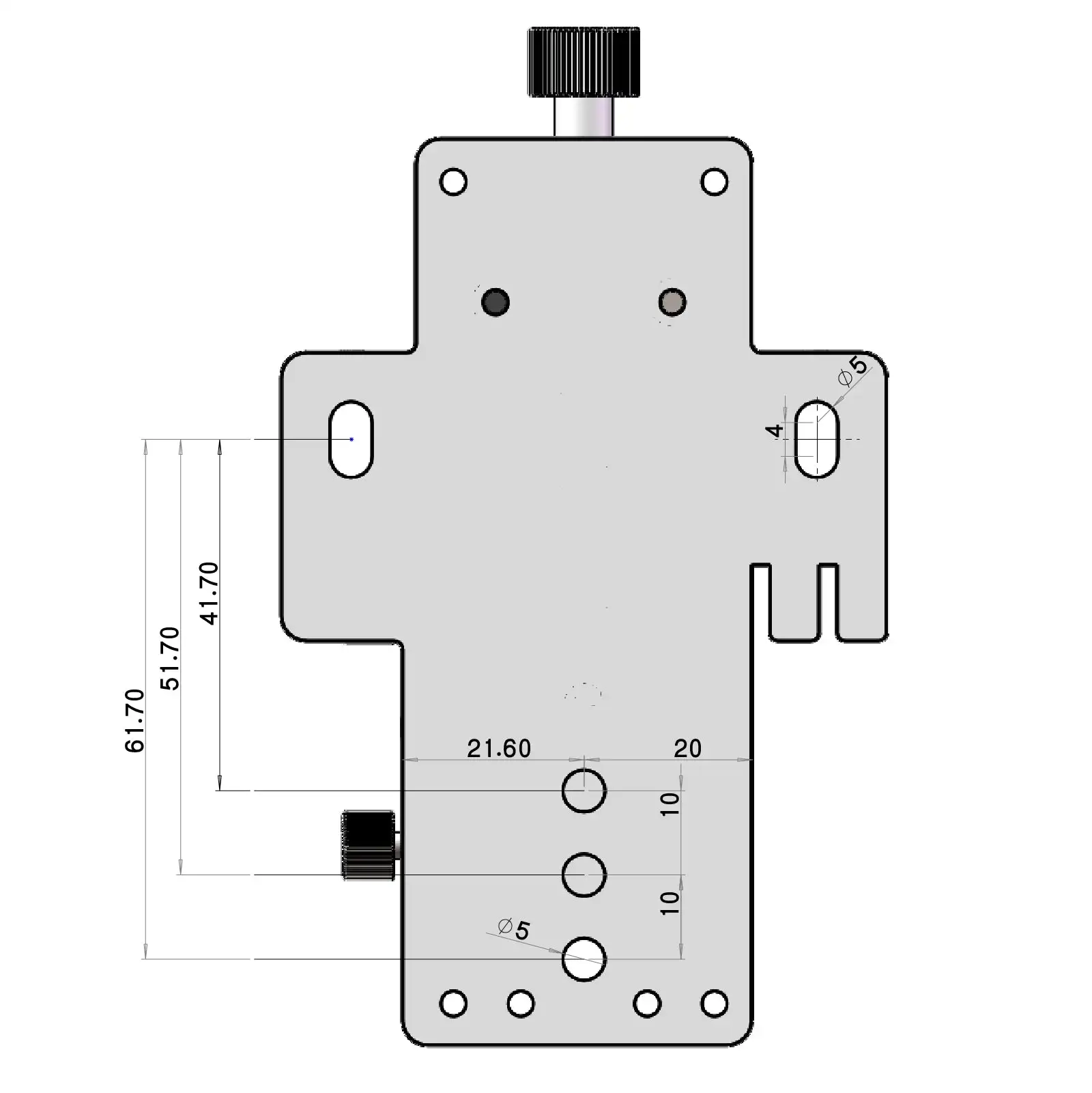 Neje h20 Schieber/Z-Achsen versteller/hochpräzises Metall laser modul Fokus höhen versteller