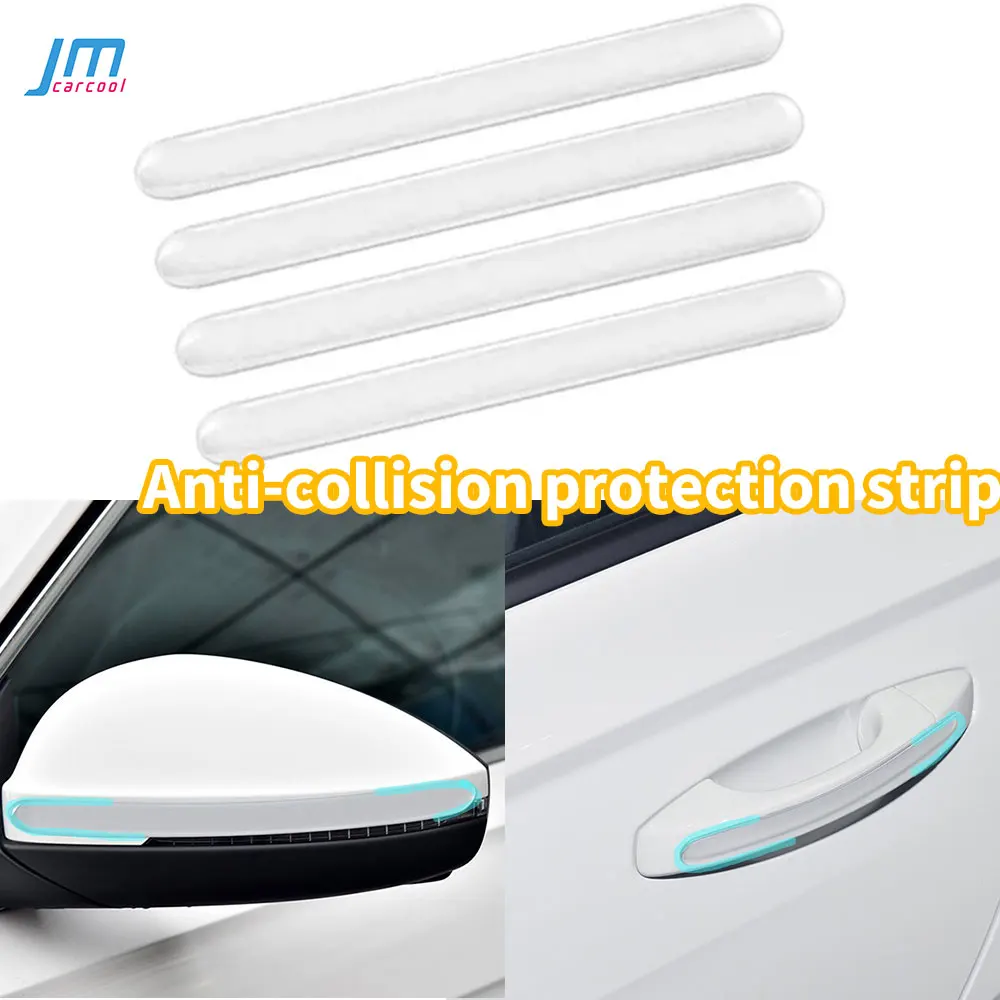 

Extended Car Door Bumper Strip Transparent Body Protector Anti-scratch & Anti-scuff Protective Strip Decoration Strip