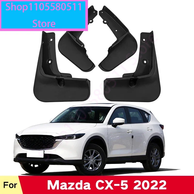 

Mud Flaps For Mazda CX 5 CX5 2022 Splash Guards Fender MudFlaps Front Rear Mudguards Car Accessories