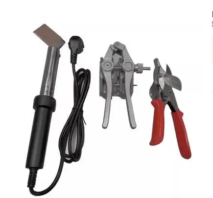 Tool for PU Round Belt Welding Machine Welding Clamp+Scissor+Soldering Iron