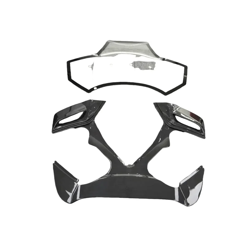 

Прозрачный задний капот двигателя из сухого углеродного волокна в стиле C, хвостовой капот для Ferrari 488, версия с открытым навесом, капот автомобиля