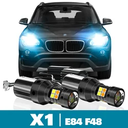 2pcs LED Dual Mode Turn Signal+Daytime Running Light DRL For BMW X1 E84 F48 Accessories 2009 2010 2011 2012 2013 2014 2015 2016
