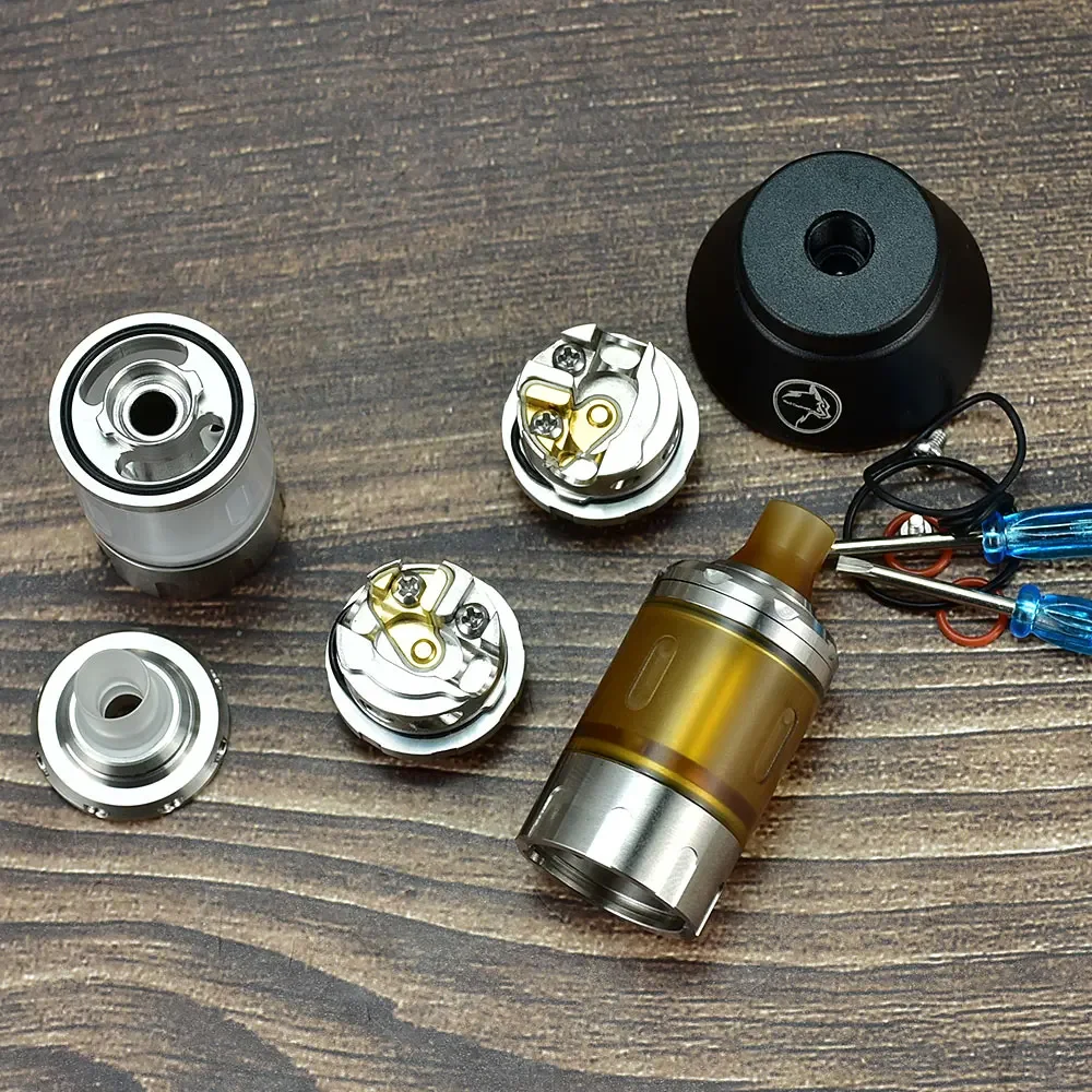 

Hussar Gobby MTL RTA Tank by Wolfcoolvape - 22mm, 4.5ml Rebuildable, 316SS Atomizer for Optimal Flavor