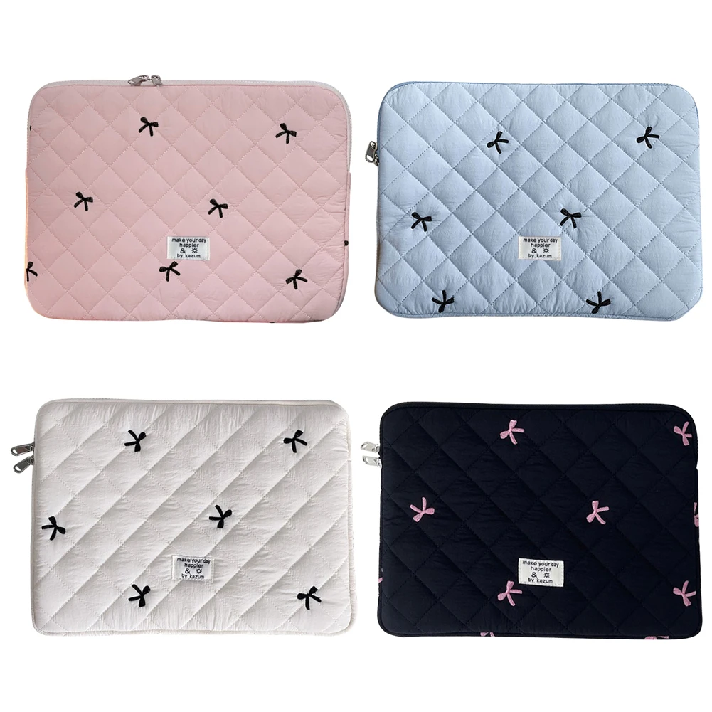 

Cute Bow Graphic 11inch Laptop Bag Tablet Sleeve Case Laptop Storage Bag Tablet Sleeve Bag Laptop Sleeve for iPad Macbook 11inch