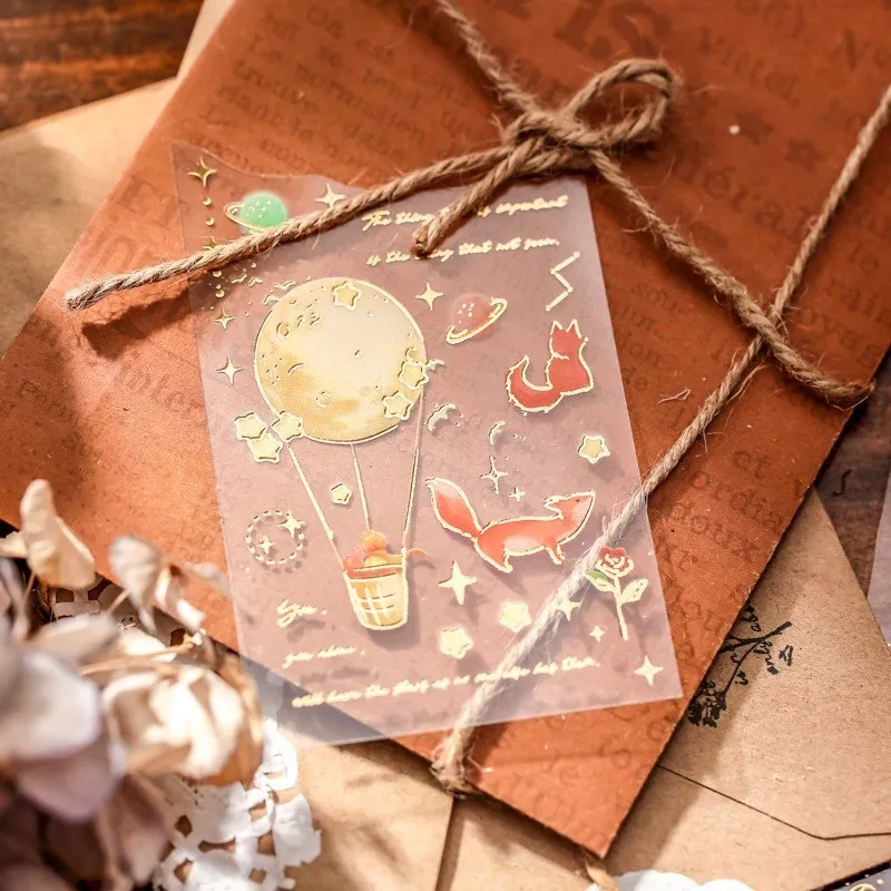 3 pcs dIY the little prince Stickers craft supplies scrapbook aesthetic stickers for journaling laptop planners