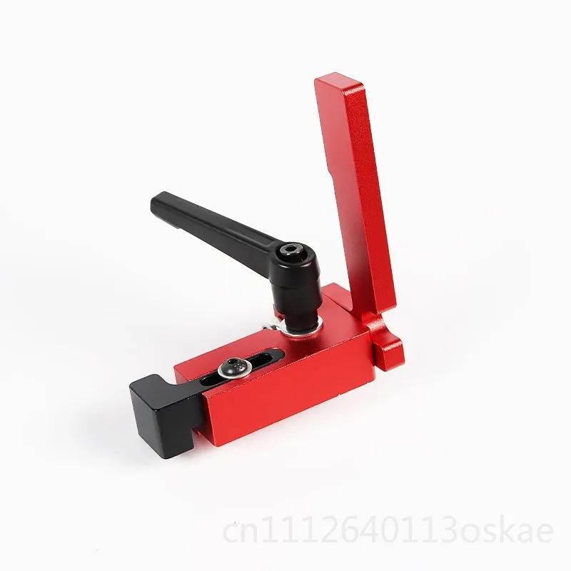 Woodworking type 75, backer positioner, aluminum alloy T-slot slider stop block wood, chute backer positioner