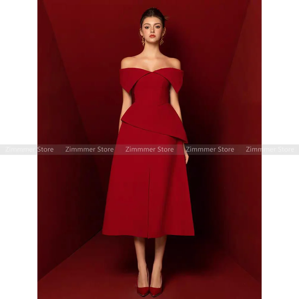 

Vietnam niche 24 years new senior sense of A-line solid color elegant temperament set dresses