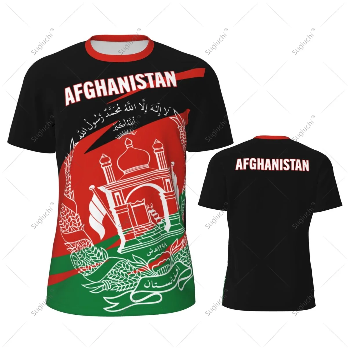 Afghanistan Flag Men Sports T-shirt Women Tees jersey for Soccer Football Running Bike Tennis Fitness Fans