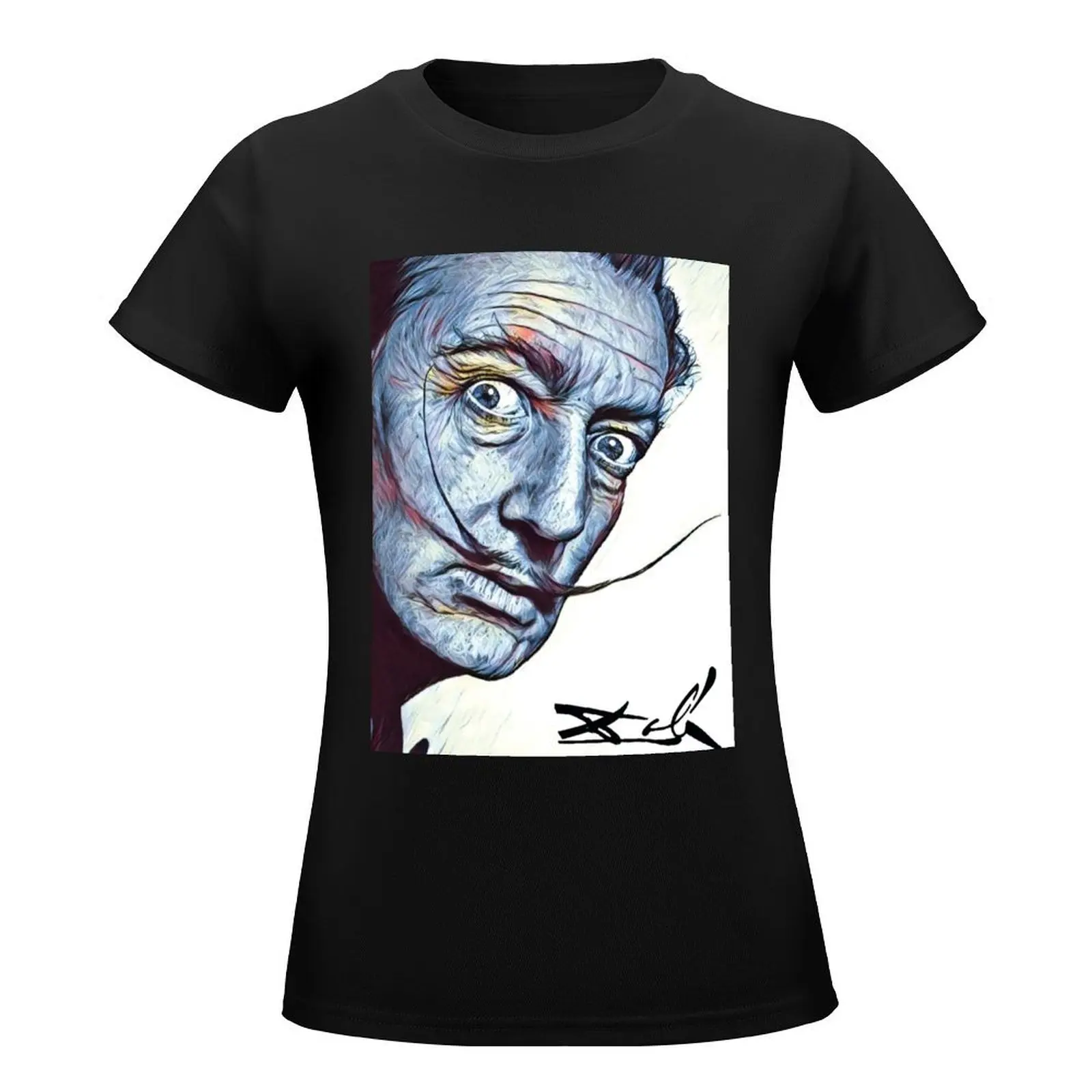 Salvador Dali - Weird Look T-Shirt kawaii clothes anime clothes oversized graphics Womens clothing