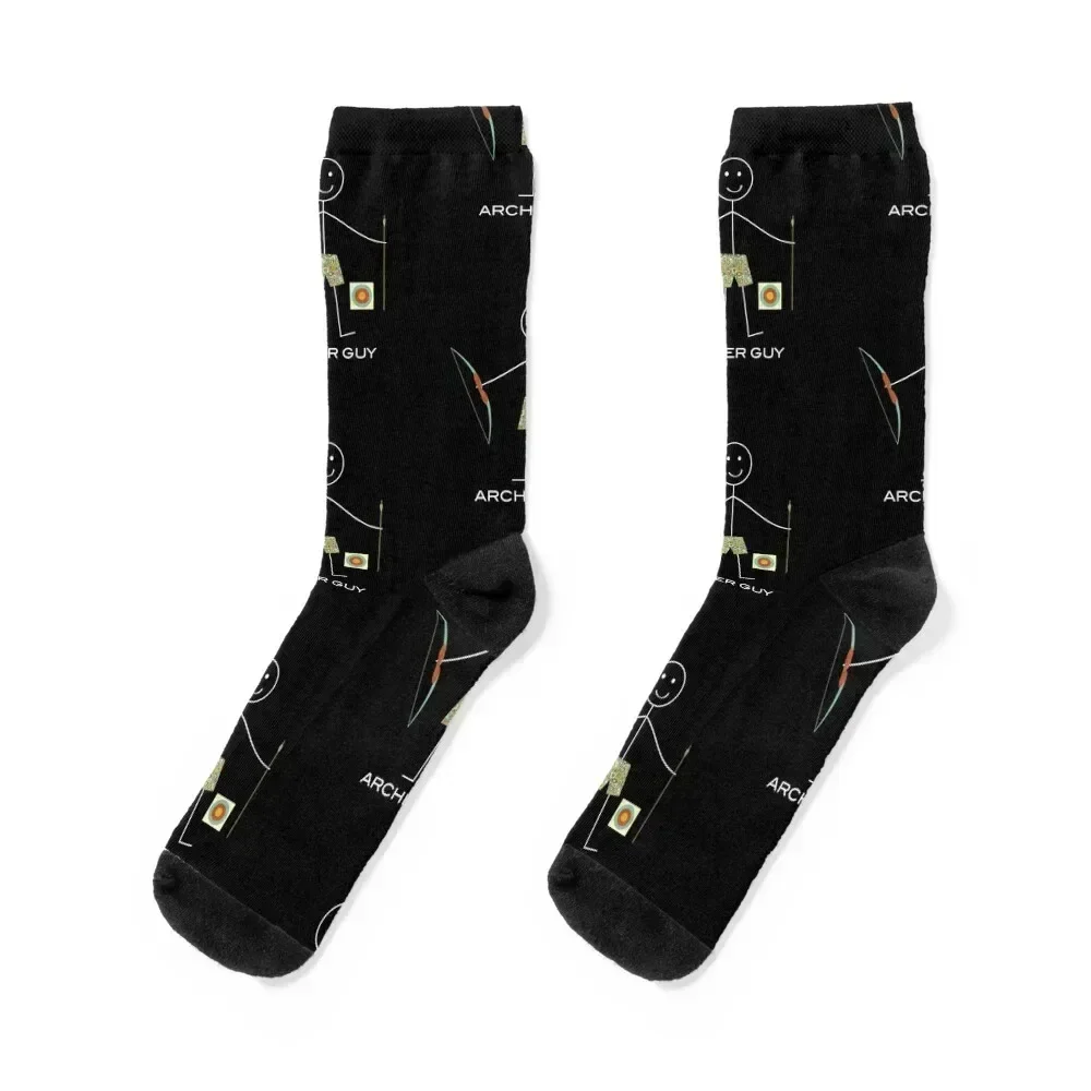 

Funny Mens Archery Design Socks warm winter sports stockings colored gifts Socks Male Women's