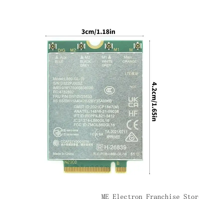 T5EA L860-GL-16 4G модуль LTE для интеграции ПК с гигабитной возможностью загрузки