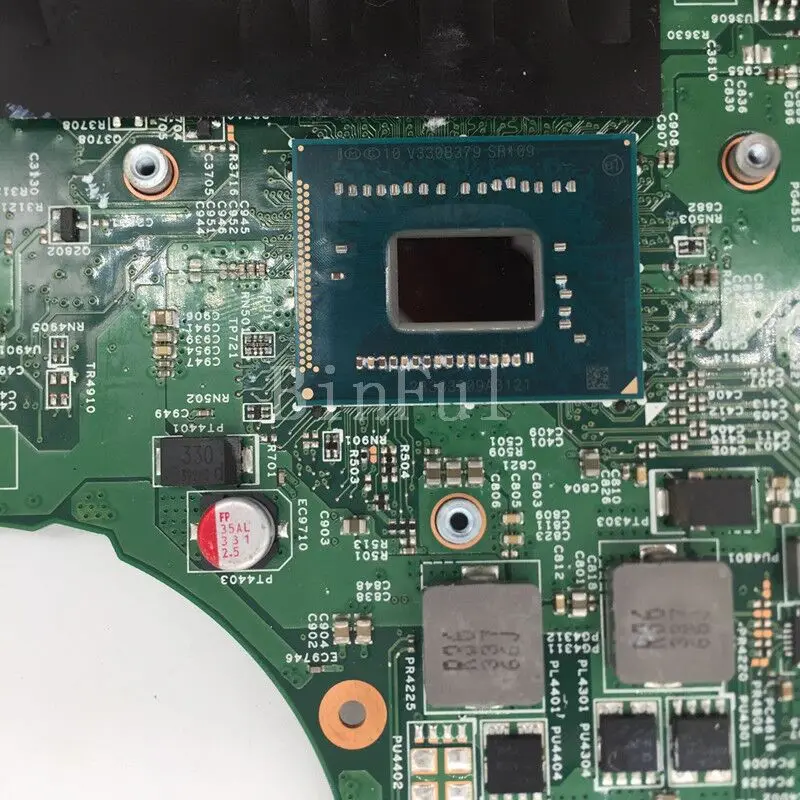 CN-0VV4H6 0VV4H6 VV4H6 Voor Dell Inspiron 5421 3421 Laptop Moederbord Met SR109 1007U CPU 12204-1 SLJ8E 100% Volledige Getest Goed