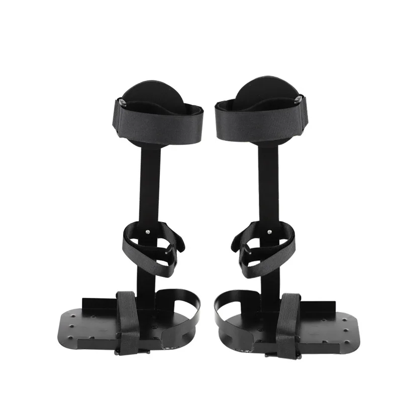 Leg Positioning Aid Black Nylon Leg Support Brace Bed Chair Rest Holder Leg Drop Prevention