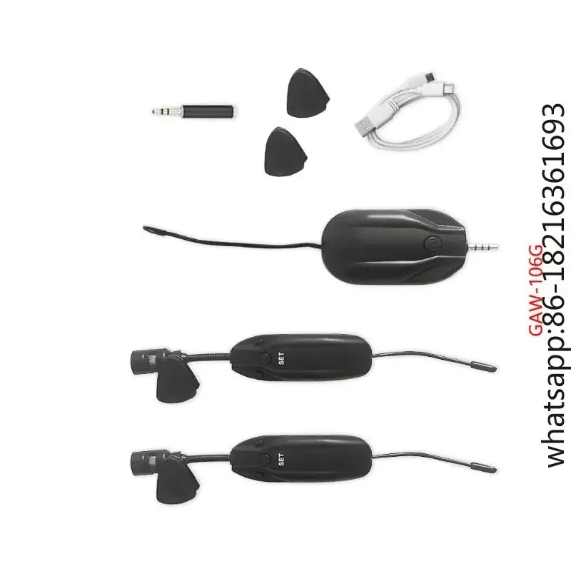 

GAW-105A UHF Segment Wireless Headset/collar Clip Microphone for Mobile Phone Computer Live Broadcast