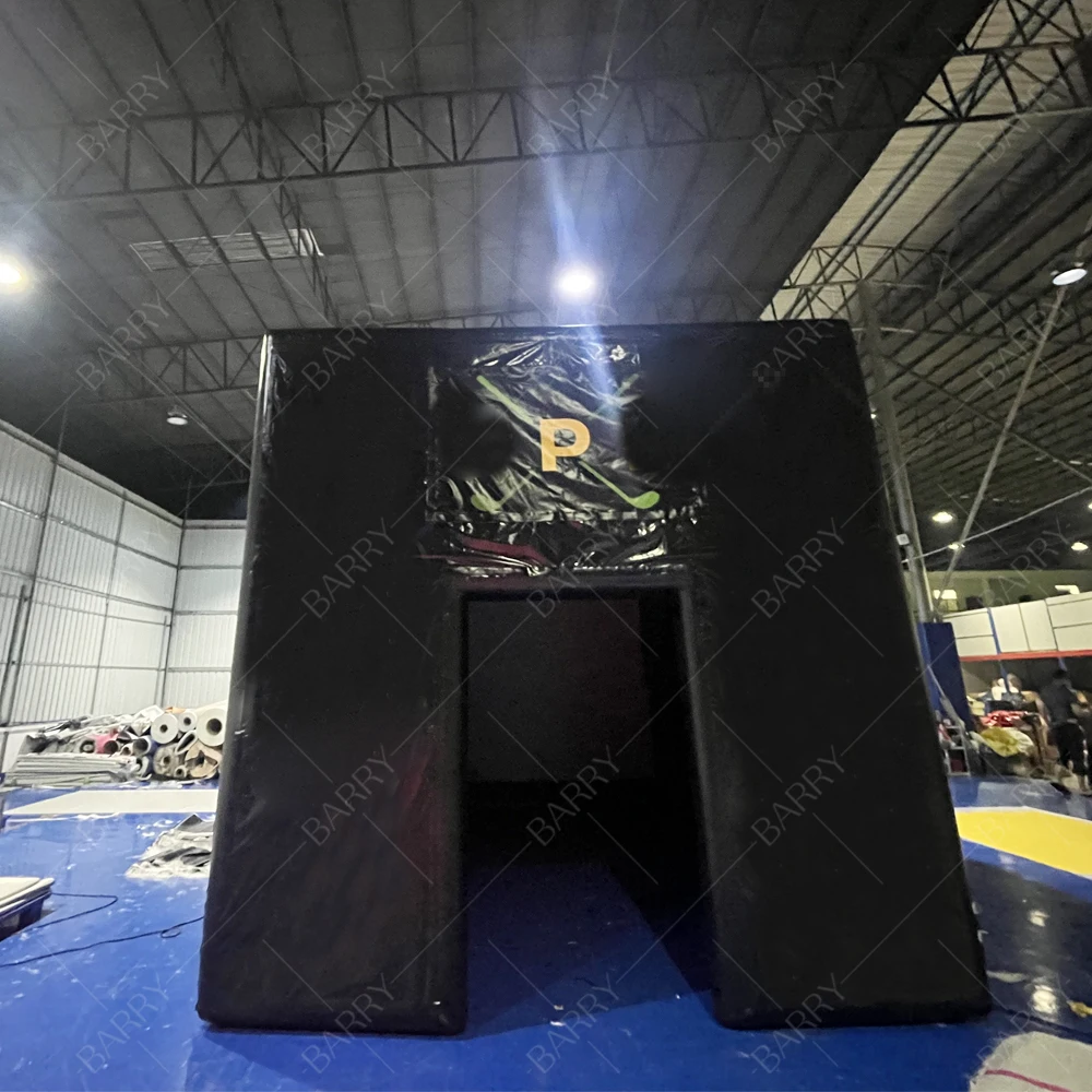

Outdoor Indoor Golf Clubs Print Your Logo Impact Screen Enclosure Project Shooting Tent Golf Inflatable Golf Simulator Enclosure