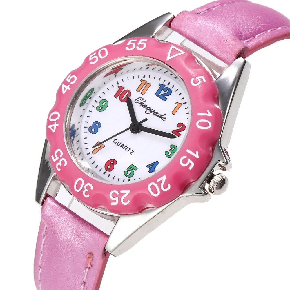 High Quality New Student Children's Cartoon Quartz Watch  Children Watches Clock Gifts for Kids