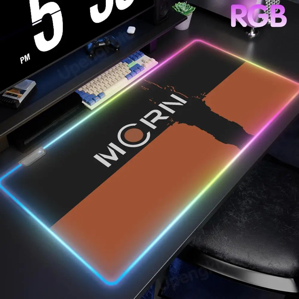 MCRN Mouse RGB Gaming Mousepad Pad RGB Mouse Pad LED Large Gamer Luminous Desk Extended Pad Gabinete Gamer Pc Mat