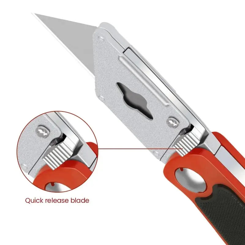 Art Knife Heavy Duty All Steel Thickened Folding Electrical Knife Cable Peeling Knife Electrical Wallpaper Knife