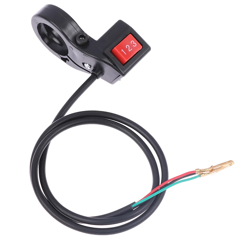 Electric 3 Speed Module Handlebar 3 Gear Switch Shift For Motorcycle E-bike Scooter Motorcycle Switch Universal Button Accessory