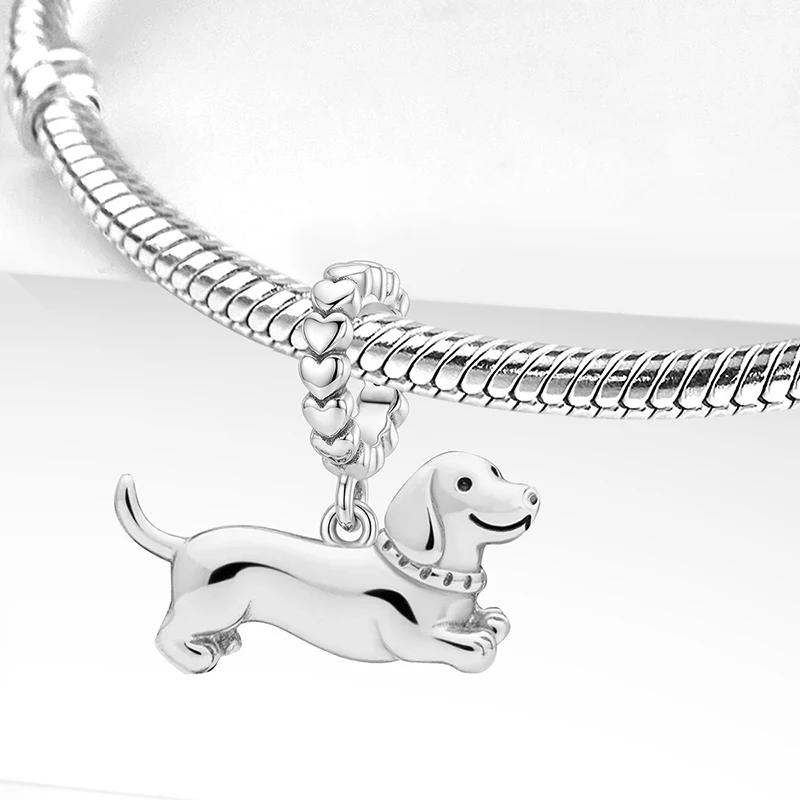925 Sterling Silber Niedliche Tiere Weiße Tauben Schwäne Anhänger Perle DIY Armband Armreif Herstellung Geschenk Hochwertiger Feinschmuck – Detail 20