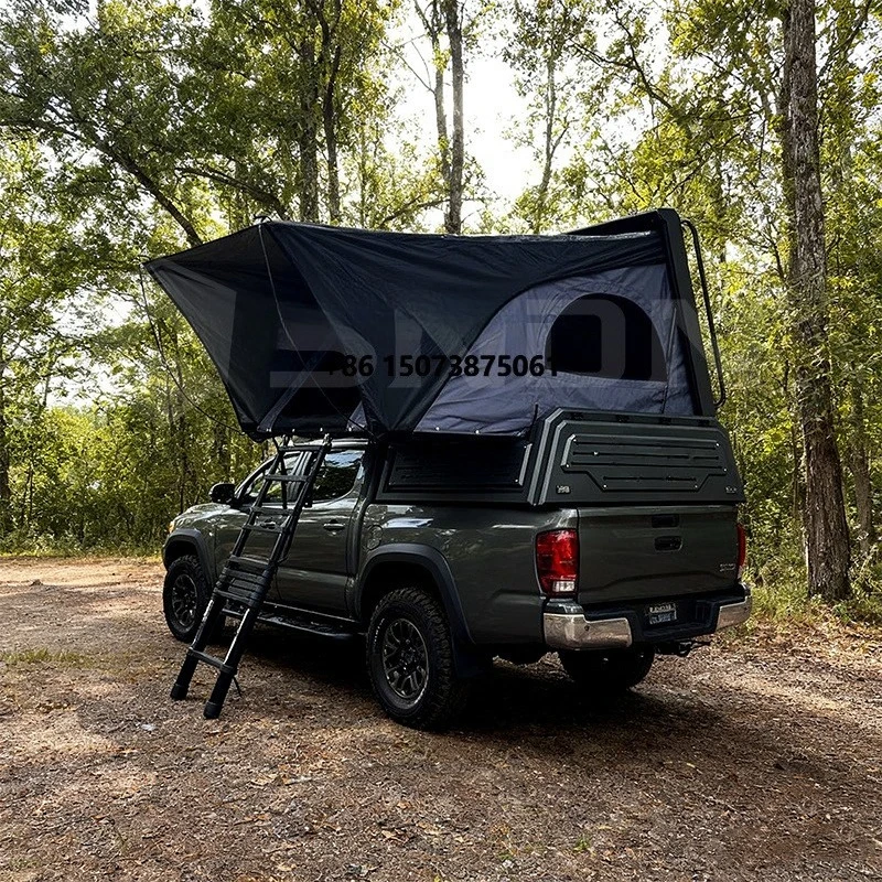 For 4x4 Offroad Waterproof Aluminum Alloy Hard Shell Rooftop Tent for Pickup Truck-Four-Season Quick Automatic Opening One