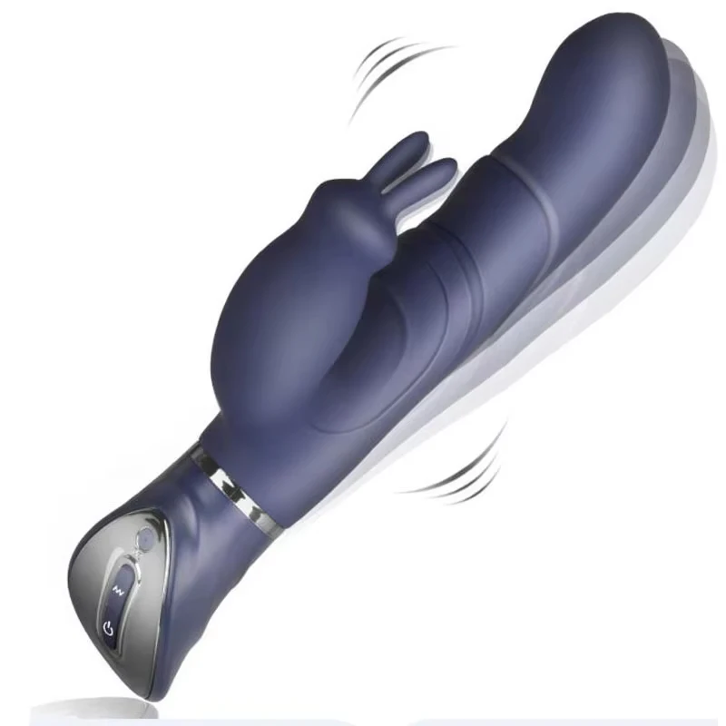 Blue Rabbit G Spot Vibrator, 10 Vibrations Female Sex Toys With Body Safe Silicone Clitoral Vibrator