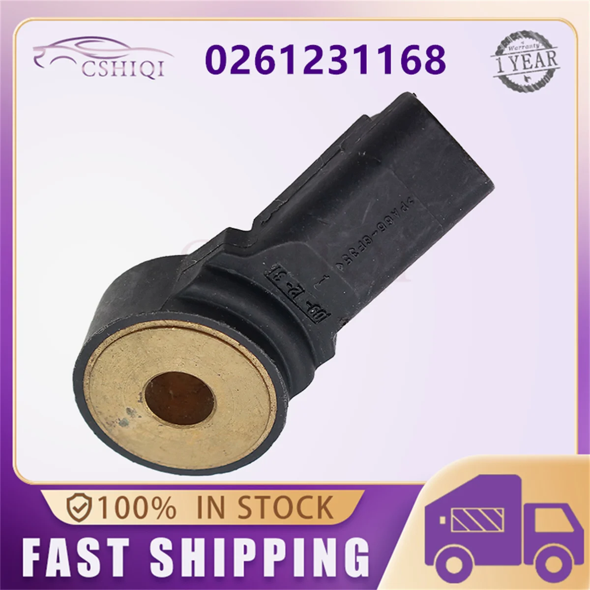 0261231168 For Peugeot 1007 206 Cc Hatchback Saloon 207 3008 307 308 508 Bipper Partner Box Rcz 1.4 1.6 2000-2010 Knock Sensor