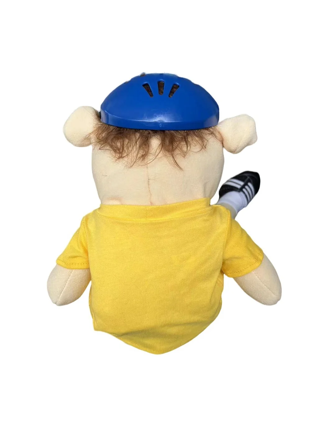 60 cm Jeffy Burattino a mano Cartone animato Peluche Bambola di pezza Figurina morbida Cuscino per dormire Giocattoli educativi Ventole Regalo di compleanno