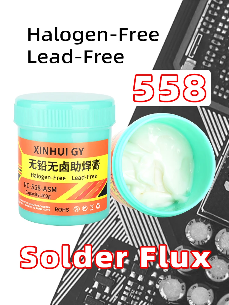 NC-558 soldering oil, lead-free halogen flux, no resistance, 100g mobile phone motherboard repair, desoldering rosin