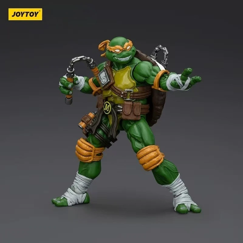 Joytoy 1/18 figura de ação tartarugas-Michelangelo Donatello Leonardo Raphael versão reedição brinquedo de anime