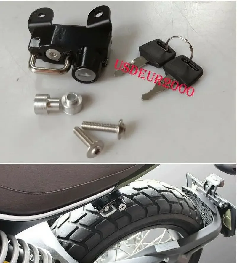 

Helmet Lock For Ducati Scrambler Icon Full Throttle Classic Urban Enduro Sixty2 Sixty Two Cafe Racer 2015+ 2016 2017 2018 2019